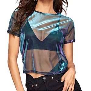 Never Worn - Mesh Top